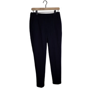 DKNY Womens Slim Leg The Essex Pant Pockets Belt Loops Black Mid Rise Size 2